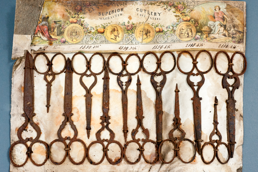 Mustertafel Scheren  Sheffield