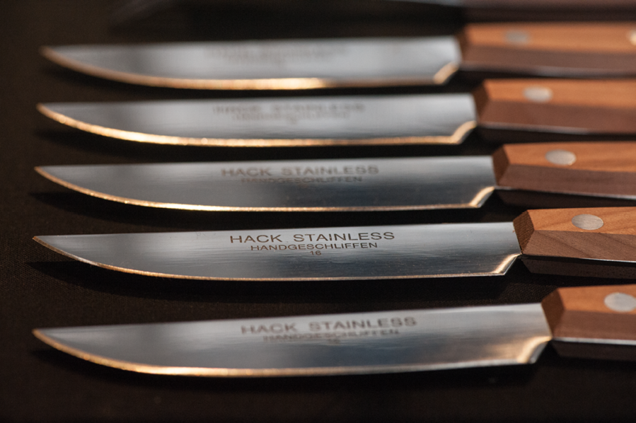 Detailaufnahme Hack-Messer