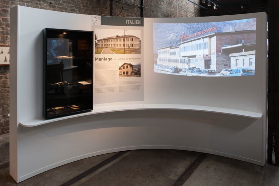 Teilansicht Ausstellungsraum  Italien